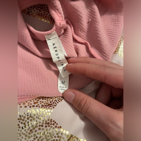 pink reversible cropped tank top - Picture 3 of 3